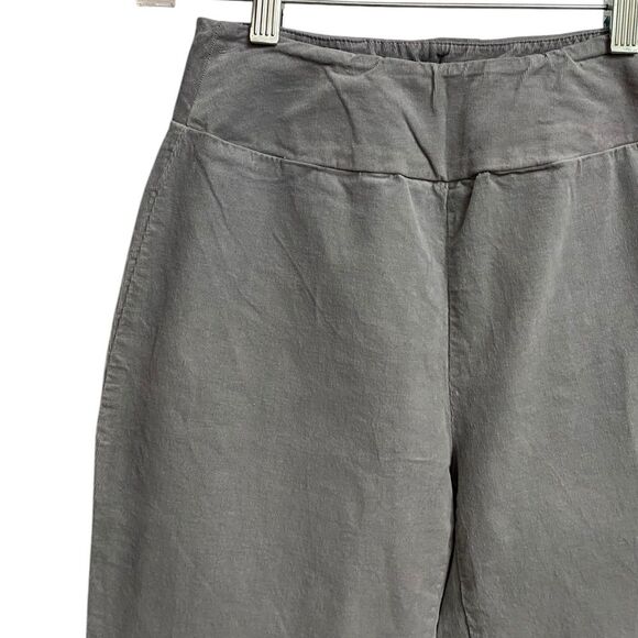 Cut Loose Slim Ankle Lightweight Corduroy Pants Women's Size XS Grey Tapered Leg - Picture 3 of 14